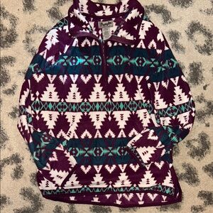 Wrangler Aztec Fleece Pullover